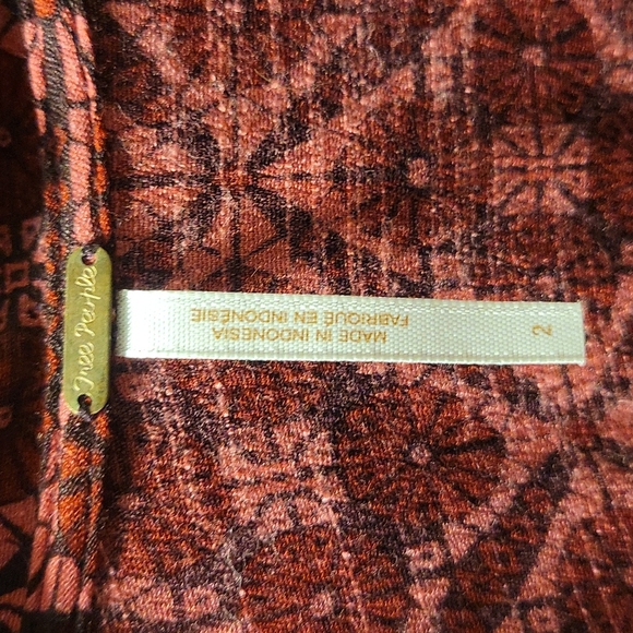 Free People, size 2, red dress - Picture 5 of 7